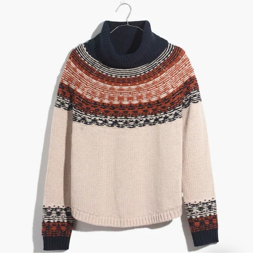 Brookdale Fair Isle Turtleneck Sweater